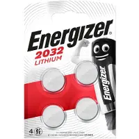 Energizer Knoopcel CR2032 3 V 4 stuk(s) 240 mAh Lithium CR2032