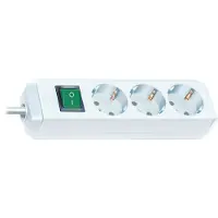 Ginza.se Eco-Line 3-voudige witte stekkerdoos met schakelaar | 1152320400 - 1152320400
