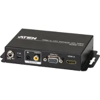 Aten HDMI naar VGA/audio-converter met schaler - Scaler-video-omzetter - Zwart - Metaal - 1920 x 1200 Pixels - 800 x 600,1024 x 768,1280 x 1024,1280 x 720,1400 x 1050,1600 x 1200,1680 x 1050,1920 x