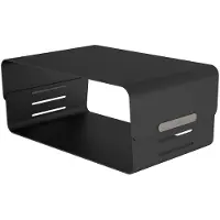 Dataflex Katame CPU-Houder, klein wit, zwart