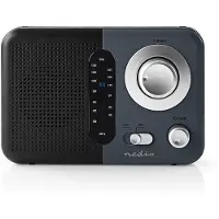 Nedis RDFM1300GY, zwart, grijs