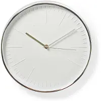 Nedis Wandklok | Emma | | Ø 30 cm (Zilver)