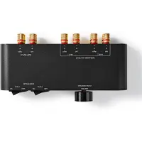 Nedis Speaker Control Box | 2 poorten | Banana | 4-16 Ohm | 60 W | 1 stuks - ASWI2652BK ASWI2652BK
