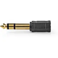 Nedis Stereo Audioadapter | 6,35 mm male - 3,5 mm female | 10 stuks | Zwart Nedis