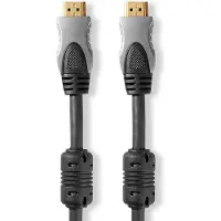 Nedis Premium HDMI kabel - HDMI2.0 (4K 60Hz + HDR) / zwart - 0,75 meter