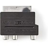 Nedis Scart-adapter - Cvgb31902bk - Zwart