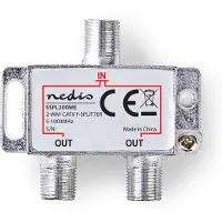 Nedis F connector splitter - (2-weg, 4.2 dB)