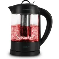 Cecotec 01512, 1,7 liter, 2200 watt, zwart, transparant, glas, verstelbare thermostaat, waterniveau-indicator