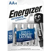 Energizer Ultimate L91 Lithiumbatterij 4 Eenheden