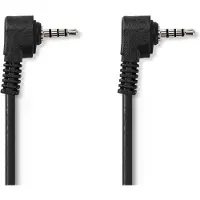 Nedis 3,5 mm AV-Kabel | 3,5 mm AV Male - 3,5 mm AV Male | 2,0 m | Zwart Nedis
