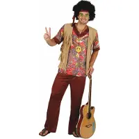 Vegaoo Retro sixties hippie kostuum voor mannen