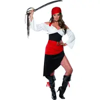 Vegaoo Piratenkostuum voor vrouwen - Verkleedkleding - Medium