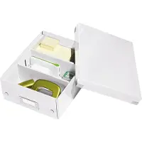 Leitz Click & Store WOW Small Opbergdoos Karton Wit 22 x 28,2 x 10 cm