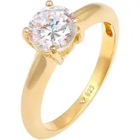 Elli Ring goud / transparant