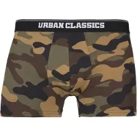 Urban Classics Boxerset - 2-Pack Camo Boxer Shorts - S tot 5XL - voor Mannen - camouflage - Maat S