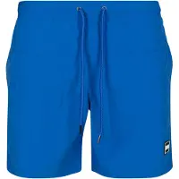 Urban Classics Zwemshorts kobaltblauw / zwart / wit