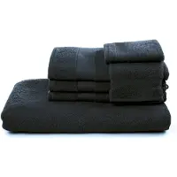 Woodynox Royal Touch badlaken 90x170 cm, zwart