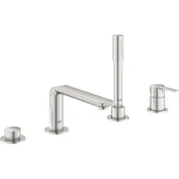 GROHE Lineare New 4-gats Badrandcombinatie Supersteel