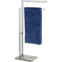 Wenko Granit handdoekhouder RVS