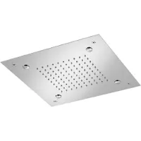 Hotbath Hoofddouche mate inbouw met mist vierkant 38x38 cm chroom