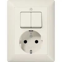 JUNG AS-serie inbouwschakelaar wit - AS5575EU