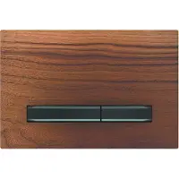 Geberit Bedieningsplaat sigma 50 voor 2-toets spoeling zwart chroom /amerikaans noten
