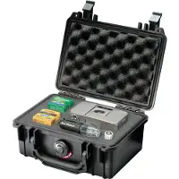 Peli 1120 zwart met plukschuim