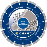 Carat Laser Beton Standard, Ø 125X22.23 Mm, Type Cs - CSM1253000