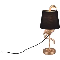 TRIO Schemerlamp Lola goud met zwart