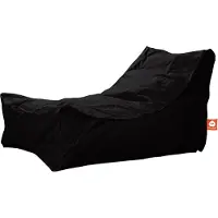 Whoober loungestoel zitzak "Bali" outdoor zwart - Wasbaar - Geschikt voor buiten