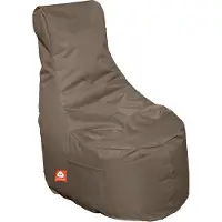 Whoober zitzak stoel "Nice" outdoor taupe - Wasbaar - Geschikt voor buiten