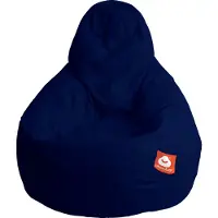 Whoober peervorm zitzak "Barça" outdoor marine blauw - Wasbaar - Geschikt voor buiten