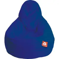 Whoober peervorm zitzak "Barça" outdoor kobalt blauw - Wasbaar - Geschikt voor buiten