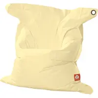 Whoober rechthoek zitzak "St. Tropez" XL outdoor crème - Wasbaar - Geschikt voor buiten