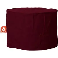 Whoober zitzak poef "Rhodos" outdoor bordeaux rood - Wasbaar - Geschikt voor buiten