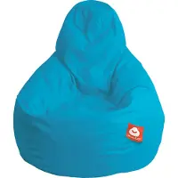 Whoober peervorm zitzak "Barça" outdoor turquoise - Wasbaar - Geschikt voor buiten