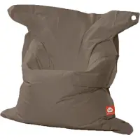 Whoober rechthoek zitzak "St. Tropez" XL outdoor taupe - Wasbaar - Geschikt voor buiten