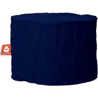 Whoober zitzak poef "Rhodos" outdoor marine blauw - Wasbaar - Geschikt voor buiten