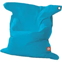 Whoober rechthoek zitzak "St. Tropez" XL outdoor turquoise - Wasbaar - Geschikt voor buiten