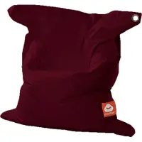 Whoober rechthoek zitzak "St. Tropez" M outdoor bordeaux rood - Wasbaar - Geschikt voor buiten