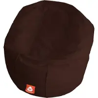 Whoober ronde zitzak "Ibiza" L outdoor donker bruin - Wasbaar - Geschikt voor buiten