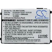 123accu Wasp 633808121235 / 633808510046 / 4006-0319 accu (900 mAh, huismerk)