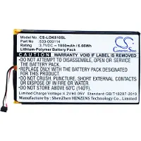 123accu Logitech 533-000114 accu (1500 mAh, huismerk)