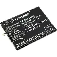 123accu ZTE Li3929T44P6h796137 accu (3000 mAh, huismerk)