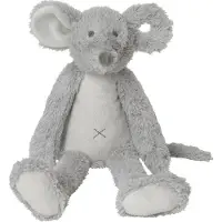 Happy horse Muis Mindy Knuffel 40cm - Grijs - Baby knuffel