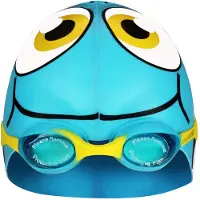 Waimea Zwemmuts Vis met Zwembril - Junior - Anti-Condens - UV-protectie