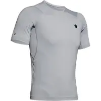 Under Armour Rush HG Compression SS - Heren Sportshirt - Verbeterd uithoudingsvermogen - Mod Gray