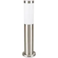 Eltra tuinpaal - E27 max 20W spaarlamp - IP44 - inox