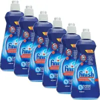 Finish Glansspoelmiddel Regular Vaatwasmiddel - 6x 80 Afwasbeurten - 6x 400 mL - Voordeelverpakking