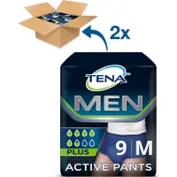 Tena Men Active Fit Pants S/M – broekjes voor matig tot zwaar urineverlies – 18 stuks